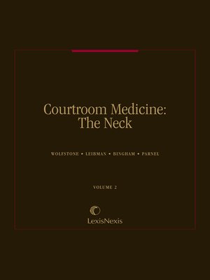 cover image of Courtroom Medicine: The Neck